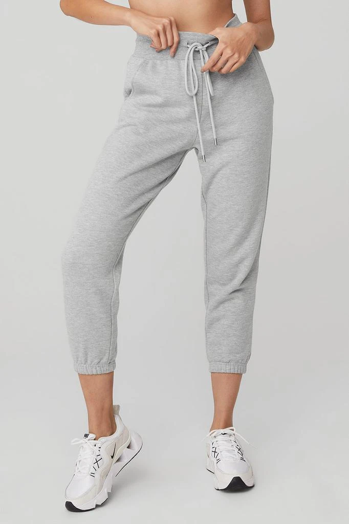 商品Alo|7/8 Easy Sweatpant - Athletic Heather Grey,价格¥600,第1张图片