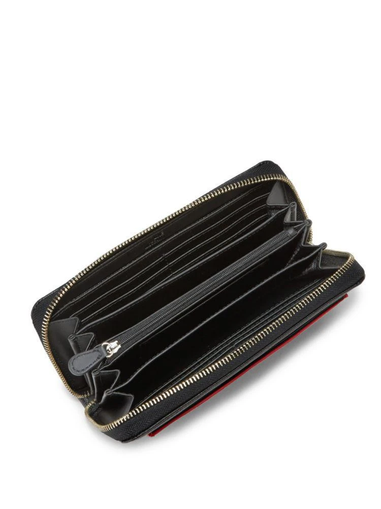 商品Moschino|Faux Leather Zip-Around Wallet,价格¥629,第2张图片详细描述