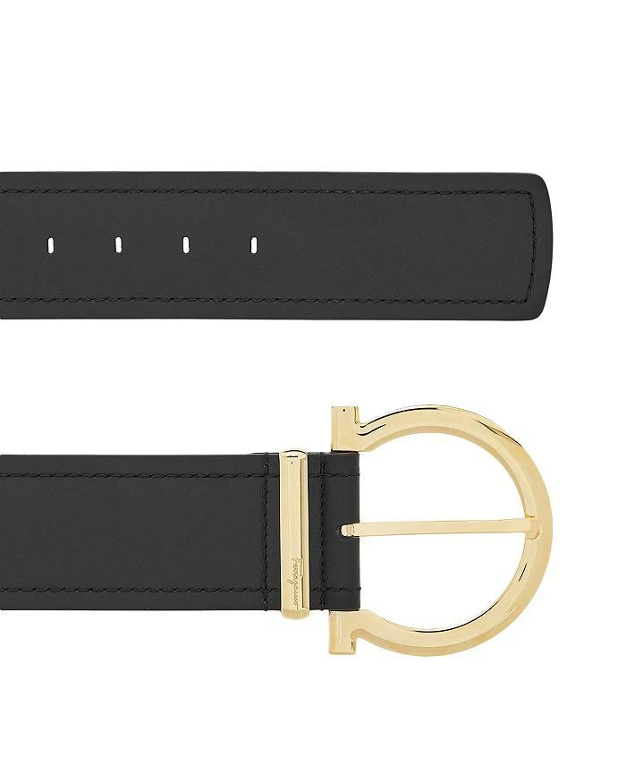 商品Salvatore Ferragamo|Women's New Gancio Singolo Leather Belt,价格¥5436,第2张图片详细描述