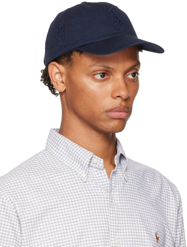 商品Ralph Lauren|Navy Big Pony Chino Ball Cap,价格¥220,第2张图片详细描述