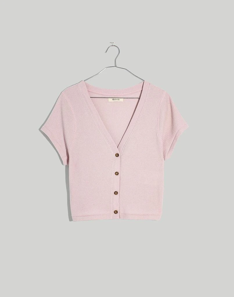 商品Madewell|Waffle Knit Button-Front Pajama Top,价格¥197,第5张图片详细描述