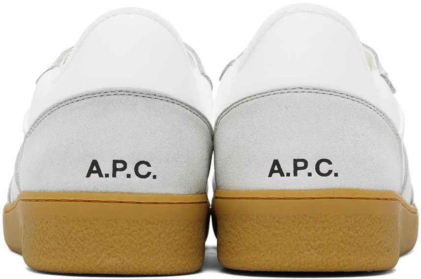 商品A.P.C.|白色 & 灰色 Plain 运动鞋,价格¥1596,第2张图片详细描述
