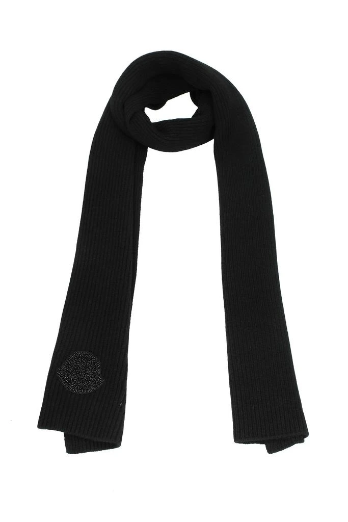 商品Moncler|Scarves tricot Virgin Wool Black,价格¥1246,第1张图片