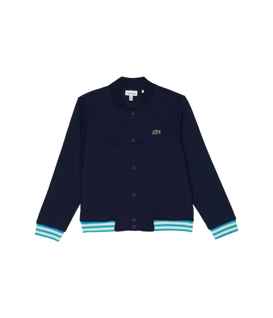 商品Lacoste|Long Sleeve Collared Button-Down Sweatshirt (Toddler/Little Kids/Big Kids),价格¥291,第1张图片