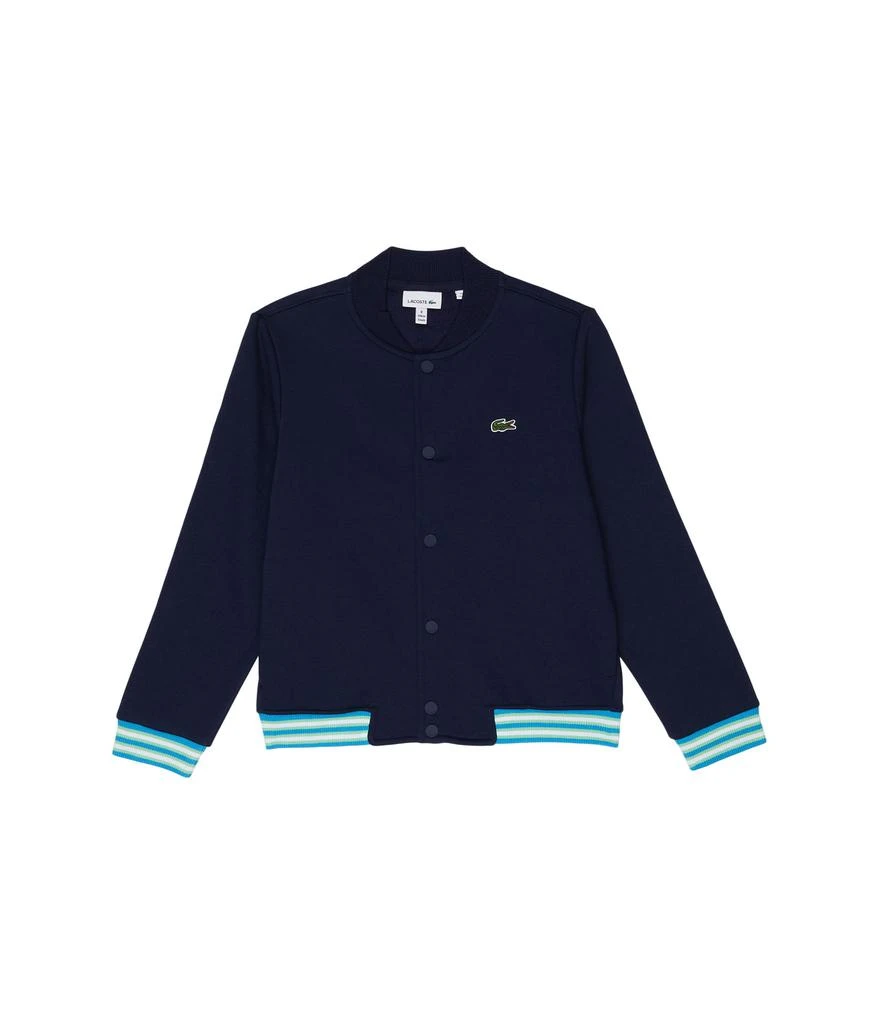 商品Lacoste|Long Sleeve Collared Button-Down Sweatshirt (Toddler/Little Kids/Big Kids),价格¥645,第1张图片