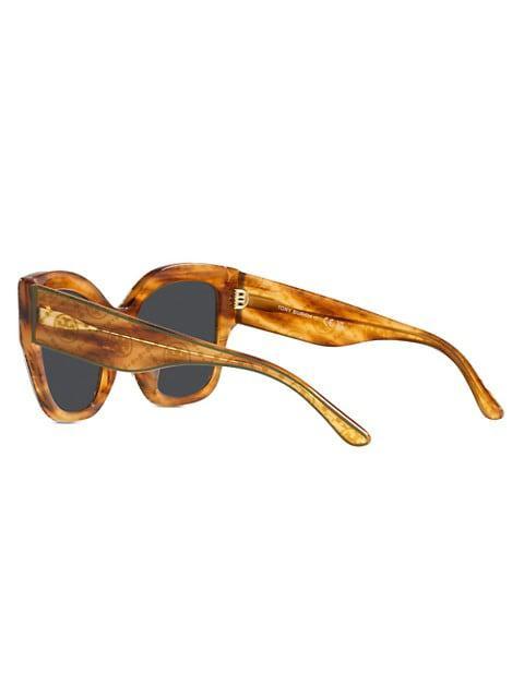 商品Tory Burch|54MM Oversized Cat-Eye Sunglasses,价格¥1300,第7张图片详细描述
