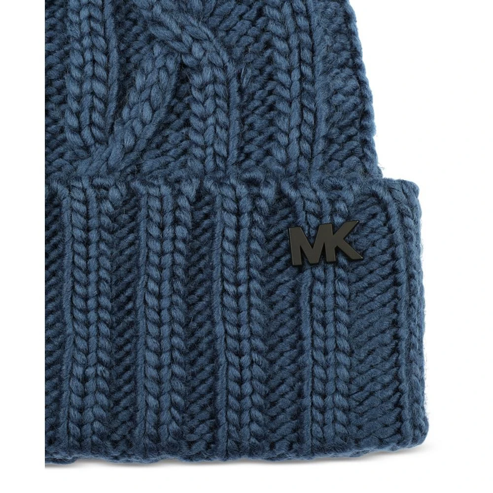 商品Michael Kors|Men's Plaited Cable-Knit Cuffed Hat,价格¥218,第4张图片详细描述