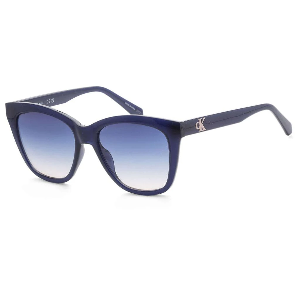 商品Calvin Klein|Calvin Klein Women's Blue Square Sunglasses,价格¥151,第1张图片