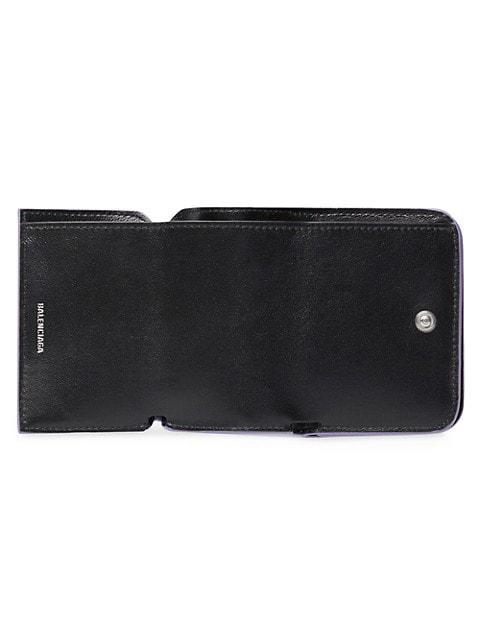商品Balenciaga|Cash Mini Wallet Metallized,价格¥3240,第4张图片详细描述