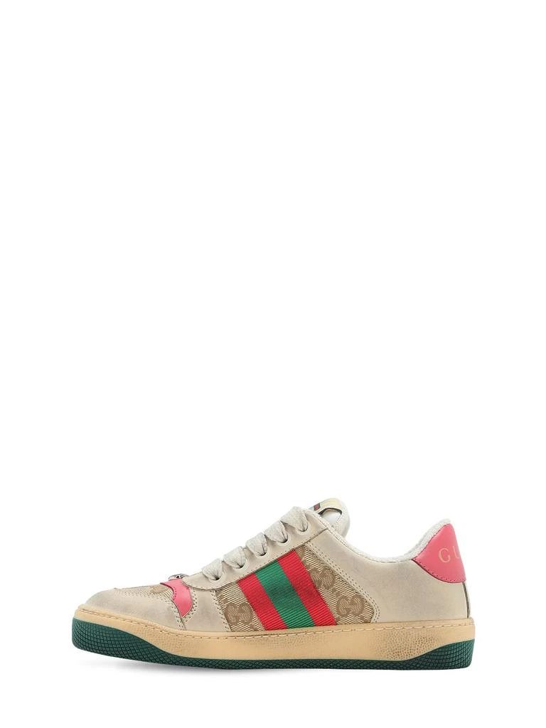 商品Gucci|Screener Web & Gg Sneakers,价格¥4296,第4张图片详细描述