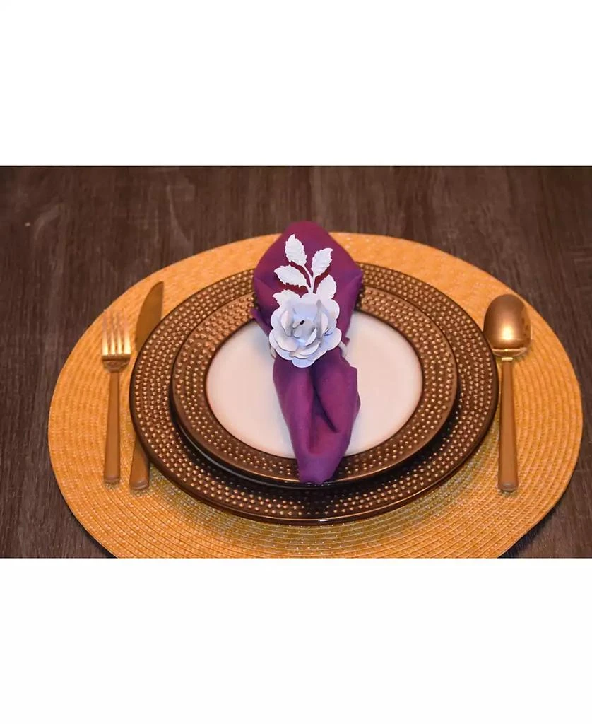 商品Vibhsa|Rose Napkin Ring Set of 4,价格¥182,第4张图片详细描述