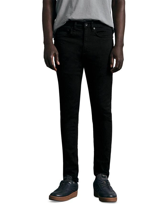 商品Rag & Bone|Fit 1 Aero Stretch Skinny Jeans in Black,价格¥1452,第1张图片详细描述