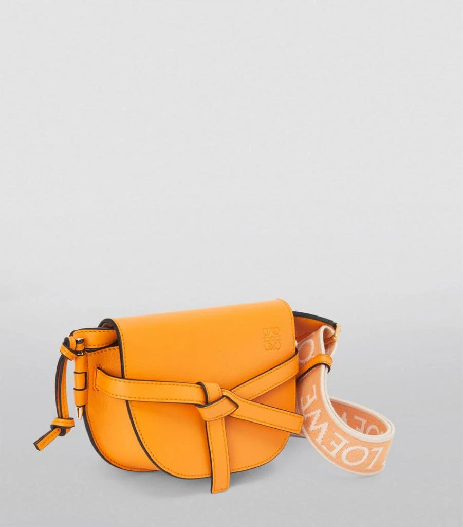 商品Loewe|Mini Leather Gate Dual Bag,价格¥14962,第5张图片详细描述