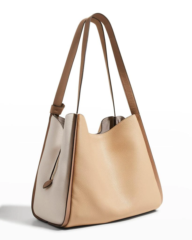 商品Kate Spade|knott large colorblock pebbled leather shoulder bag,价格¥1658,第3张图片详细描述