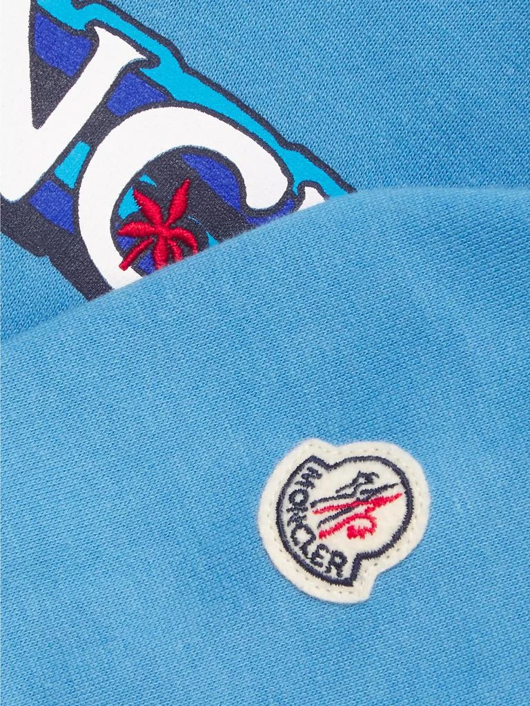 商品Moncler|Little Boy's & Boy's Tropical Logo Sweatshirt,价格¥2648,第3张图片详细描述