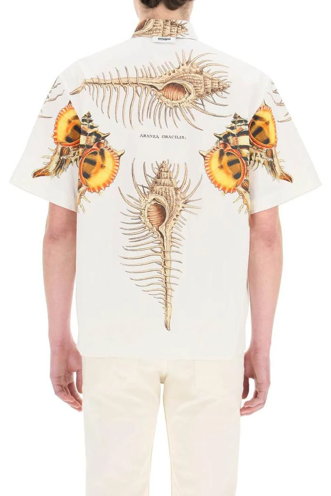 商品MSGM|Msgm shells print short sleeve shirt,价格¥1479,第3张图片详细描述