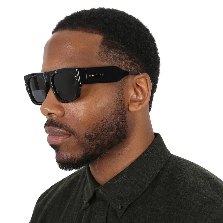 商品Gucci|Grey Square Men's Sunglasses GG1262S 001 54,价格¥2431,第2张图片详细描述