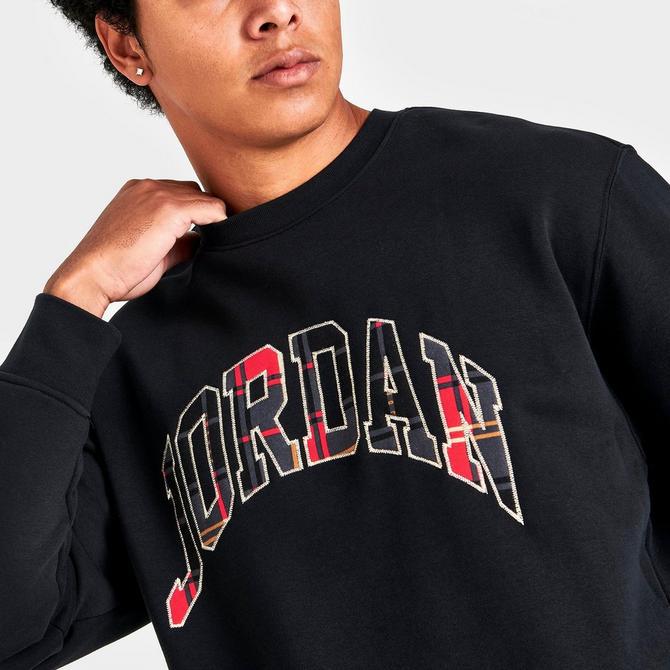 Men's Jordan Essential Holiday Fleece Crewneck Sweatshirt商品第5张图片规格展示