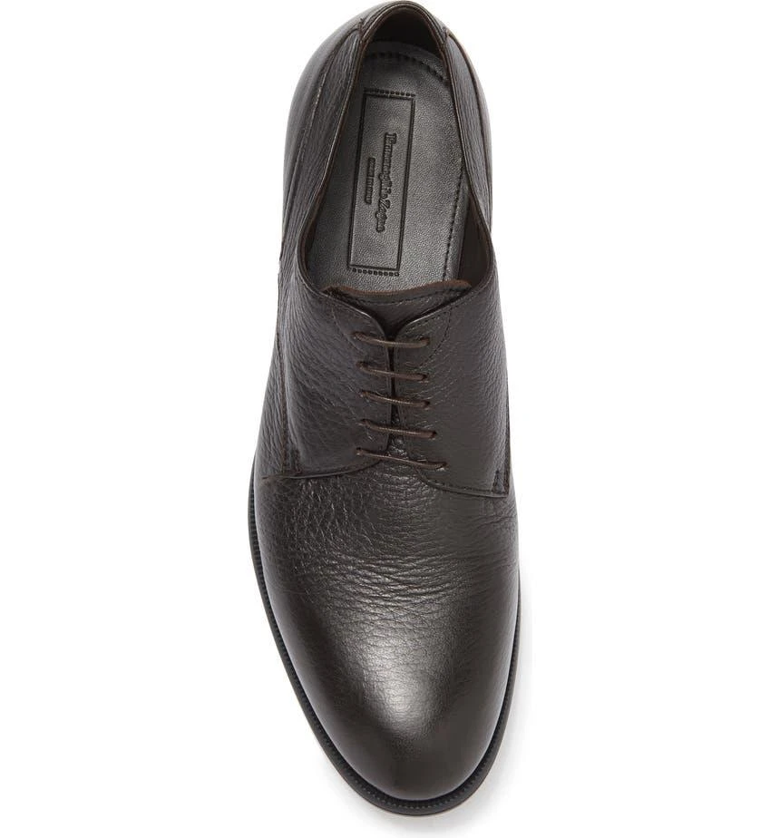 商品Zegna|Ofon Plain Toe Leather Derby,价格¥2276,第4张图片详细描述