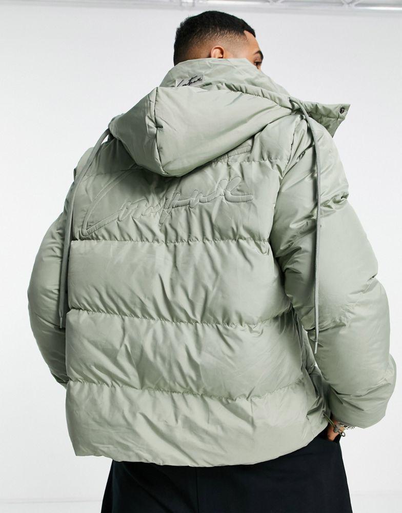 商品The Couture Club|The Couture Club essential puffer jacket in khaki,价格¥583,第4张图片详细描述