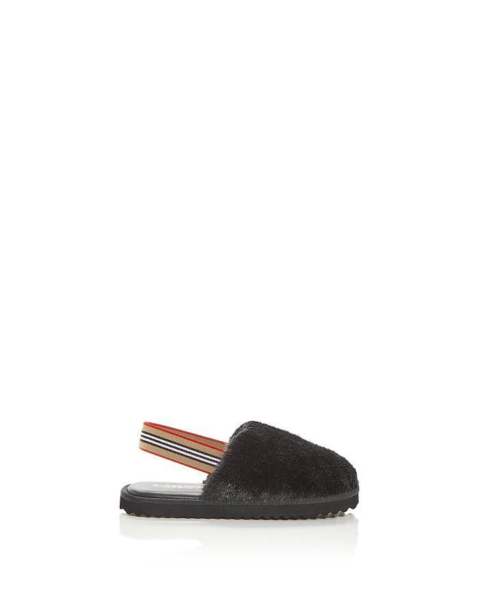 商品Burberry|Unisex Litherton Faux Fur Slingback Sandals - Toddler, Little Kid,价格¥1085,第1张图片