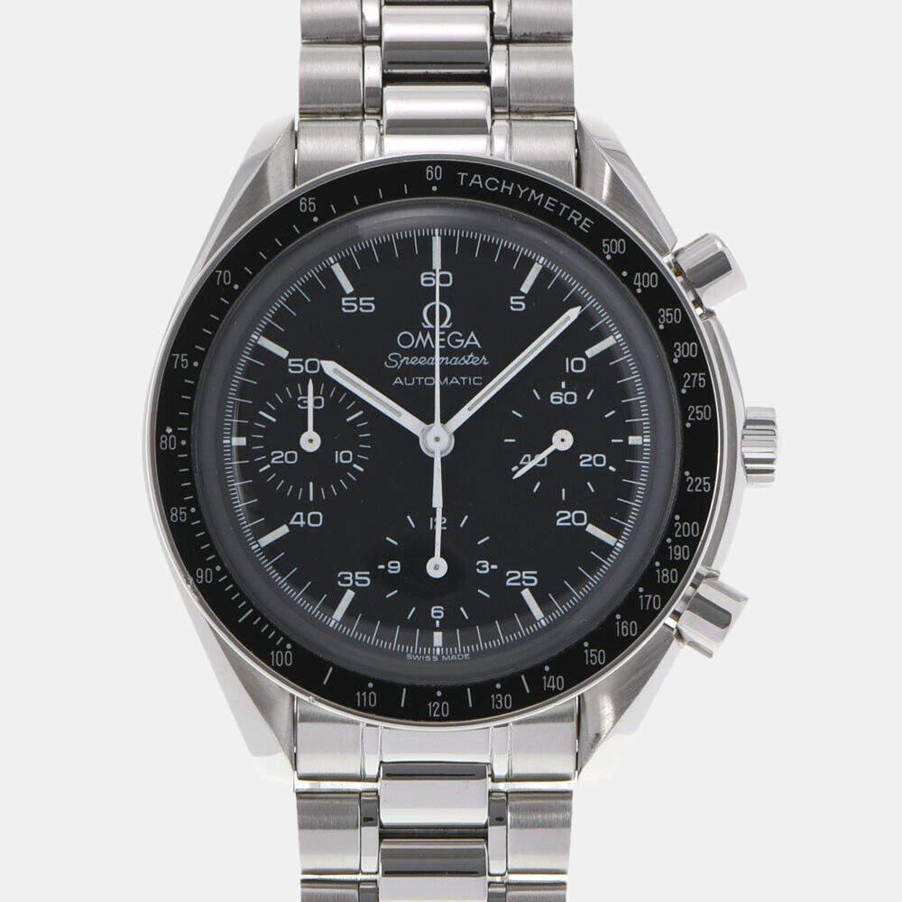 Omega Black Stainless Steel Speedmaster 3510.50 Automatic Men's Wristwatch 39 mm商品第1张图片规格展示