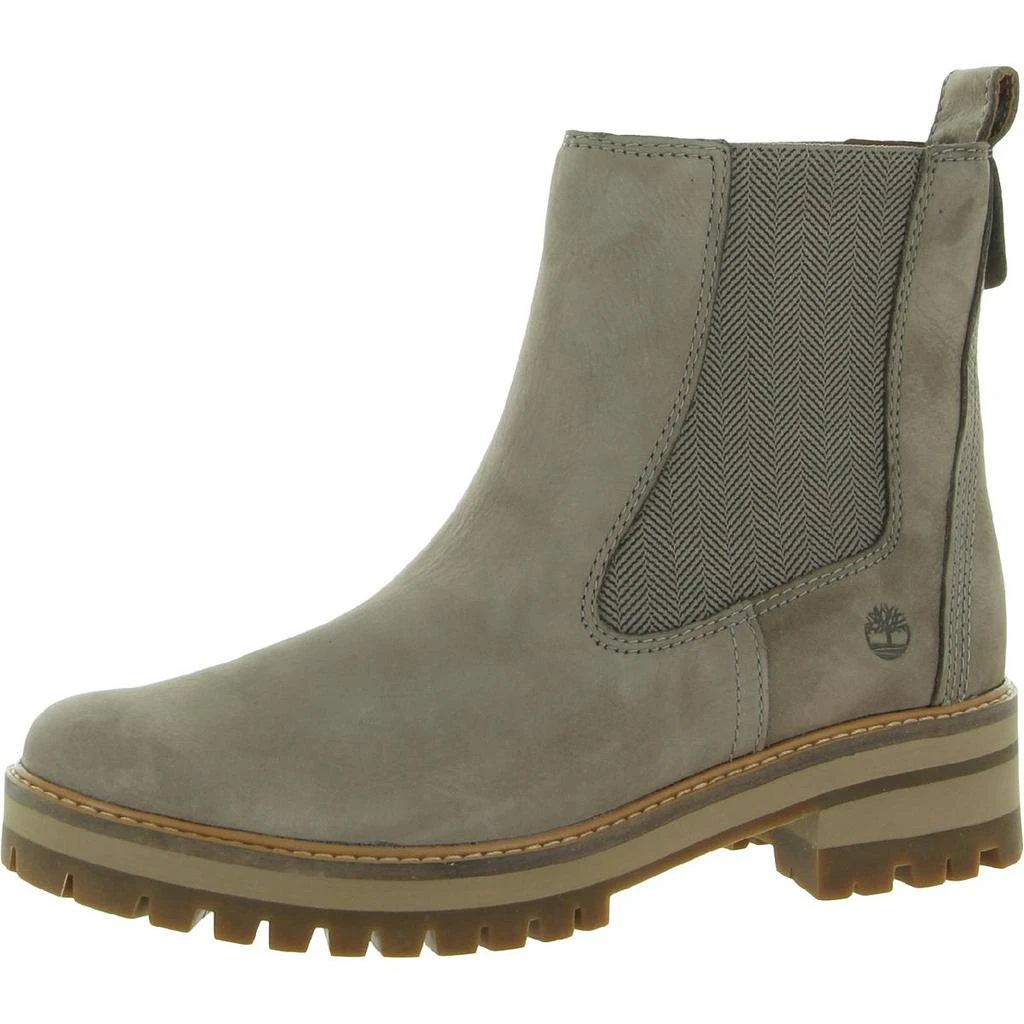 商品Timberland|Timberland Womens Courmayeur Valley Leather Lugged Sole Chelsea Boots,价格¥655,第2张图片详细描述