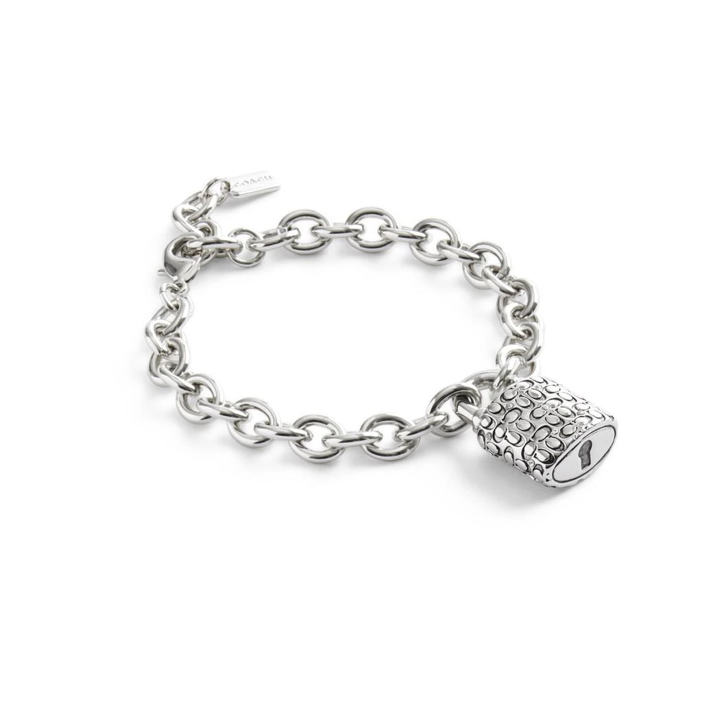 商品Coach|Signature Quilted Padlock Charm Bracelet,价格¥655,第1张图片