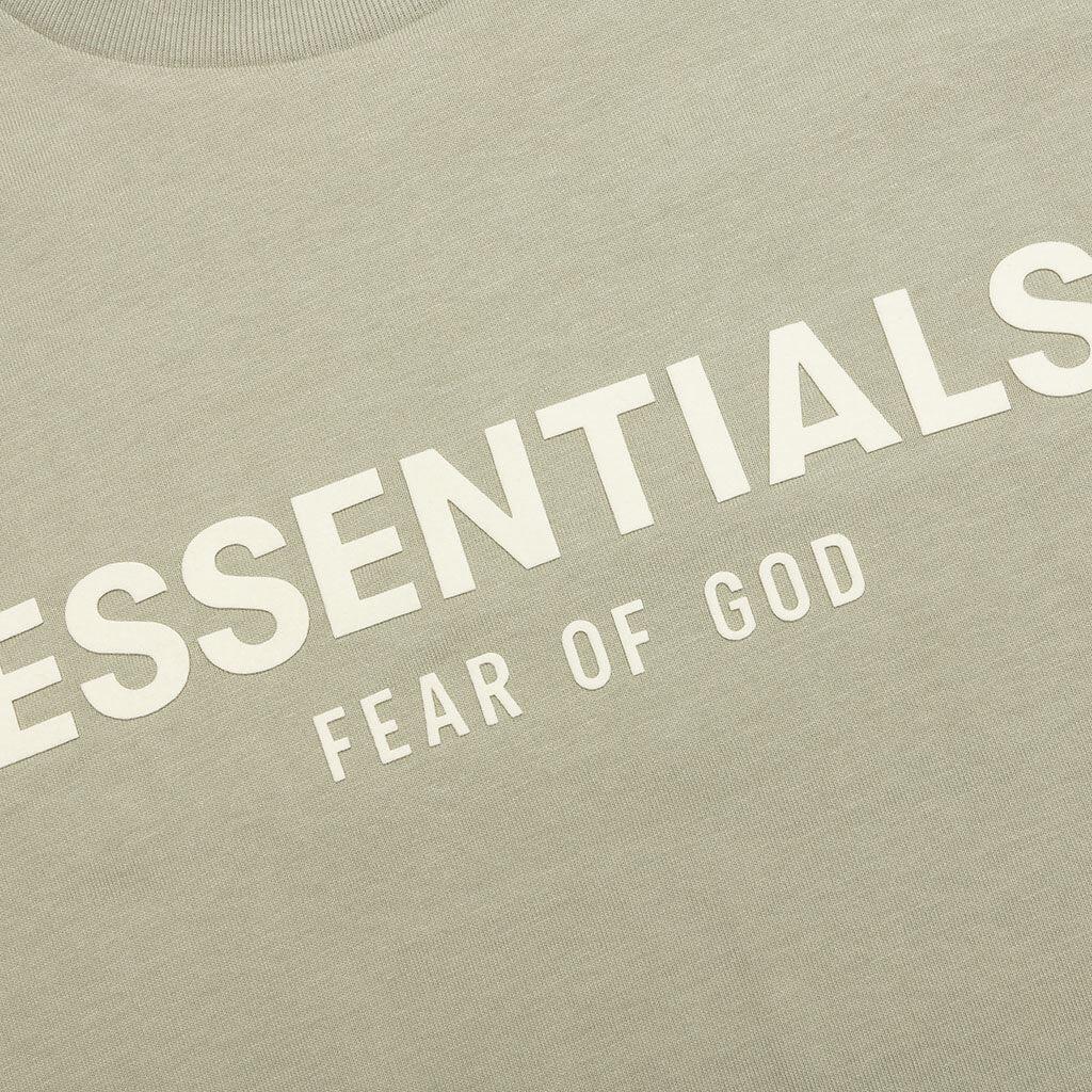 商品Essentials|Fear of God Essentials Kid's L/S Tee - Seafoam,价格¥336,第5张图片详细描述