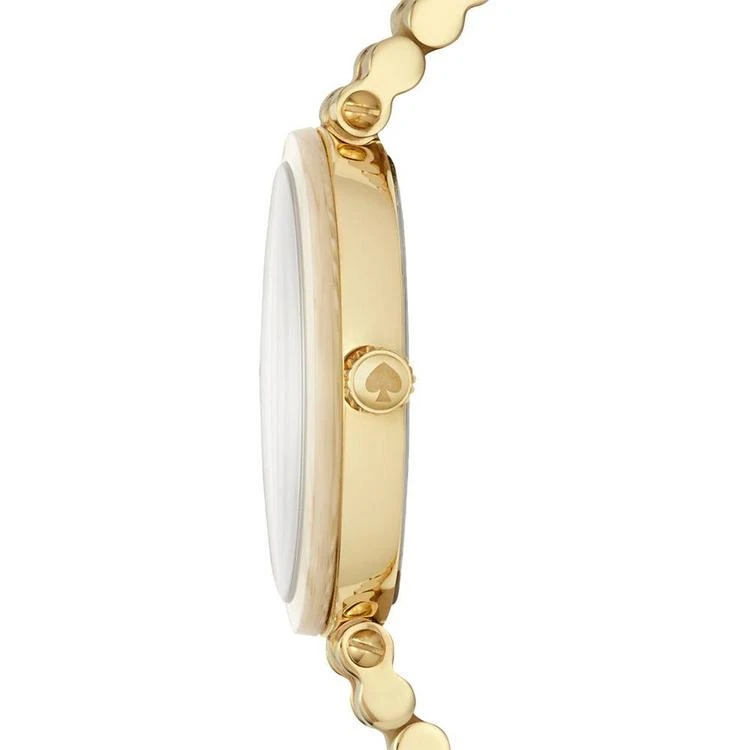 商品Kate Spade|Women's Holland Gold-Tone Stainless Steel & Horn Acetate Bracelet Watch 34mm,价格¥841,第2张图片详细描述