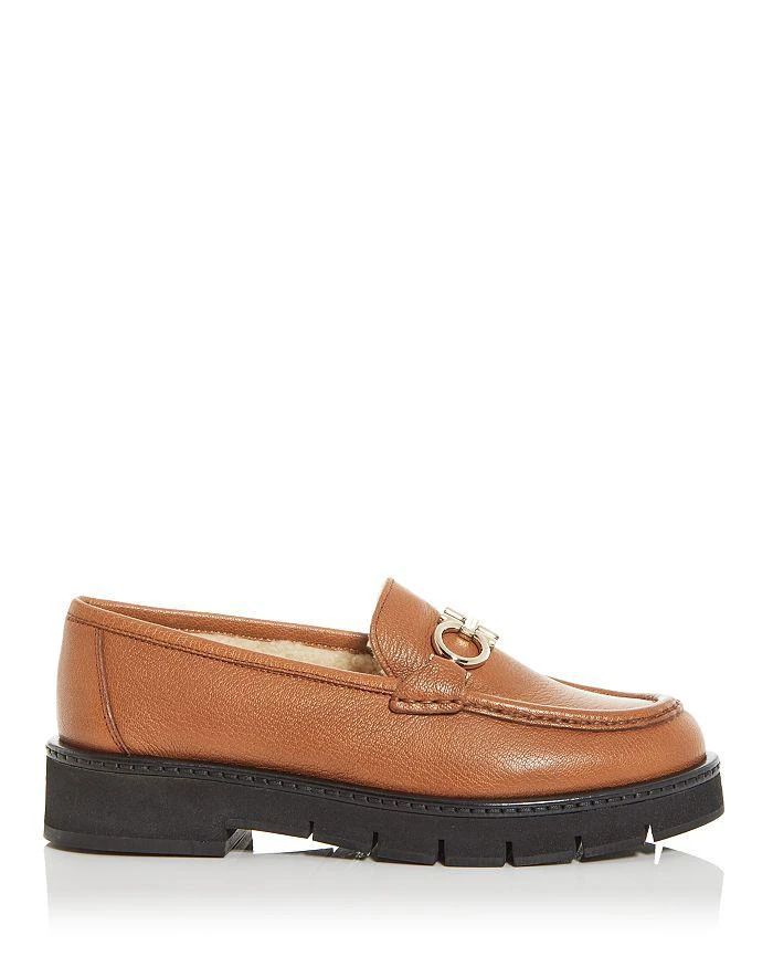 商品Salvatore Ferragamo|Women's Rolo Shearling Lined Winter Loafers,价格¥3520,第2张图片详细描述