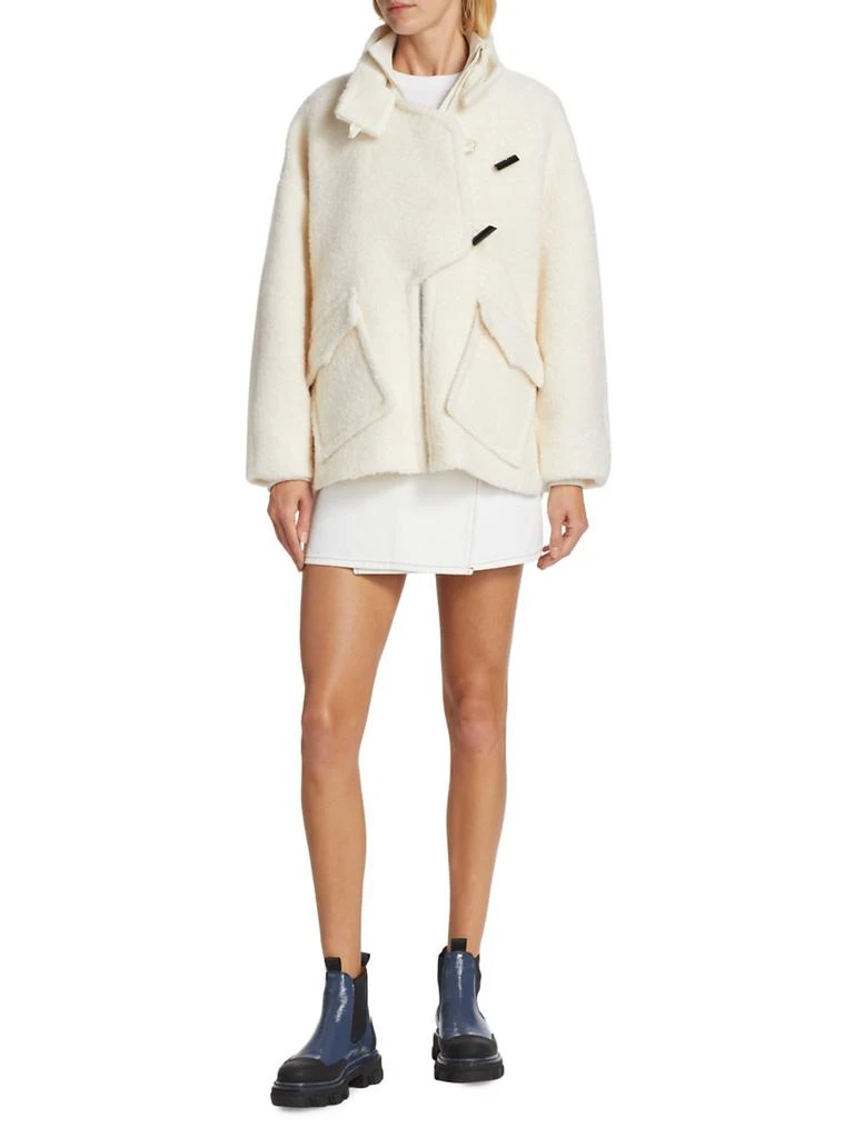 商品Ganni|Wool-Blend Boucle Jacket,价格¥1853,第2张图片详细描述