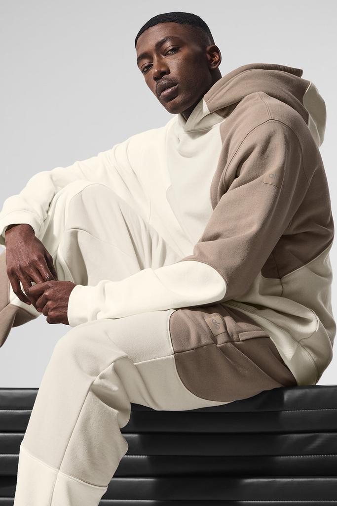 Alo Make Waves Hoodie - Ivory/Bone/Gravel - Hoodies - Free
