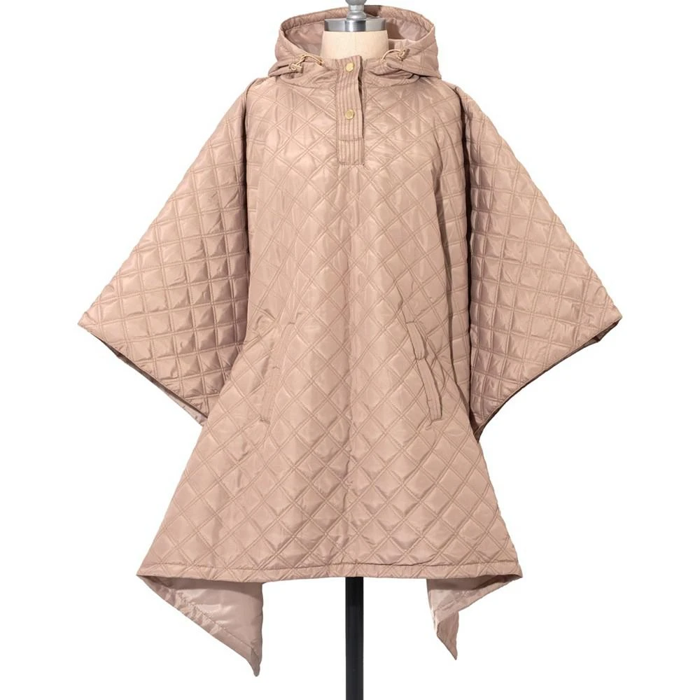 商品Ralph Lauren|Women's Water Resistant Quilted Rain Poncho,价格¥1251,第1张图片