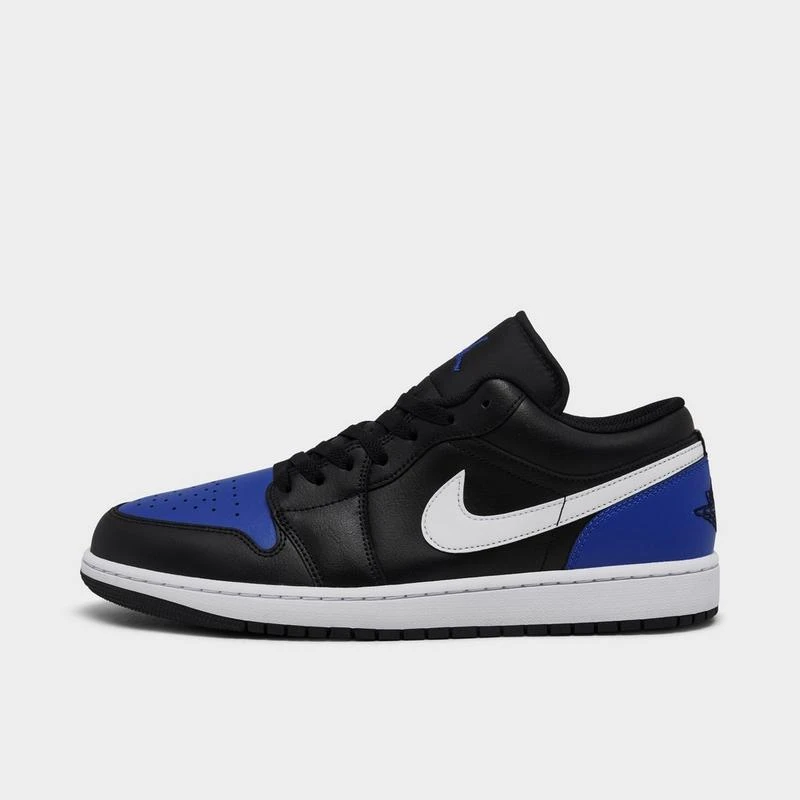 商品Jordan|Men's Air Jordan Retro 1 Low 黑金脚趾 扣碎篮板 黑蓝脚趾 黑紫脚趾 纯白 黑武士 纯黑 ,价格¥522,第1张图片