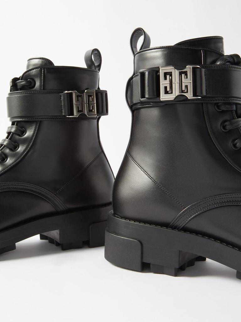 Terra 4G-buckled leather boots商品第2张图片规格展示