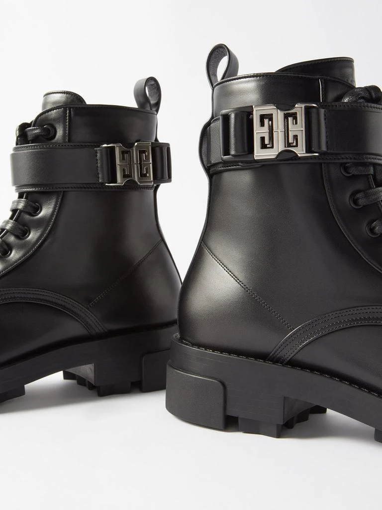 商品Givenchy|Terra 4G-buckled leather boots,价格¥6647,第2张图片详细描述