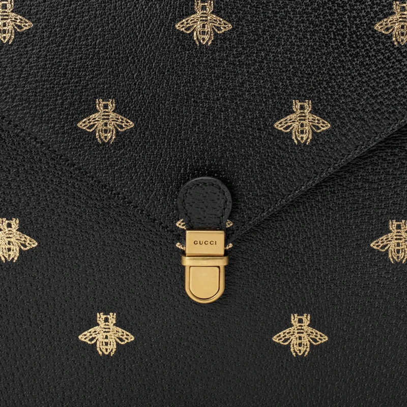 GUCCI 黑色男士手拿包 500976-DJ2LT-1055 商品