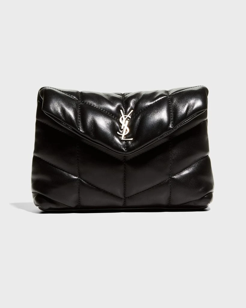 商品Yves Saint Laurent|Loulou Quilted Puffer Pouch Clutch Bag,价格¥7454,第1张图片
