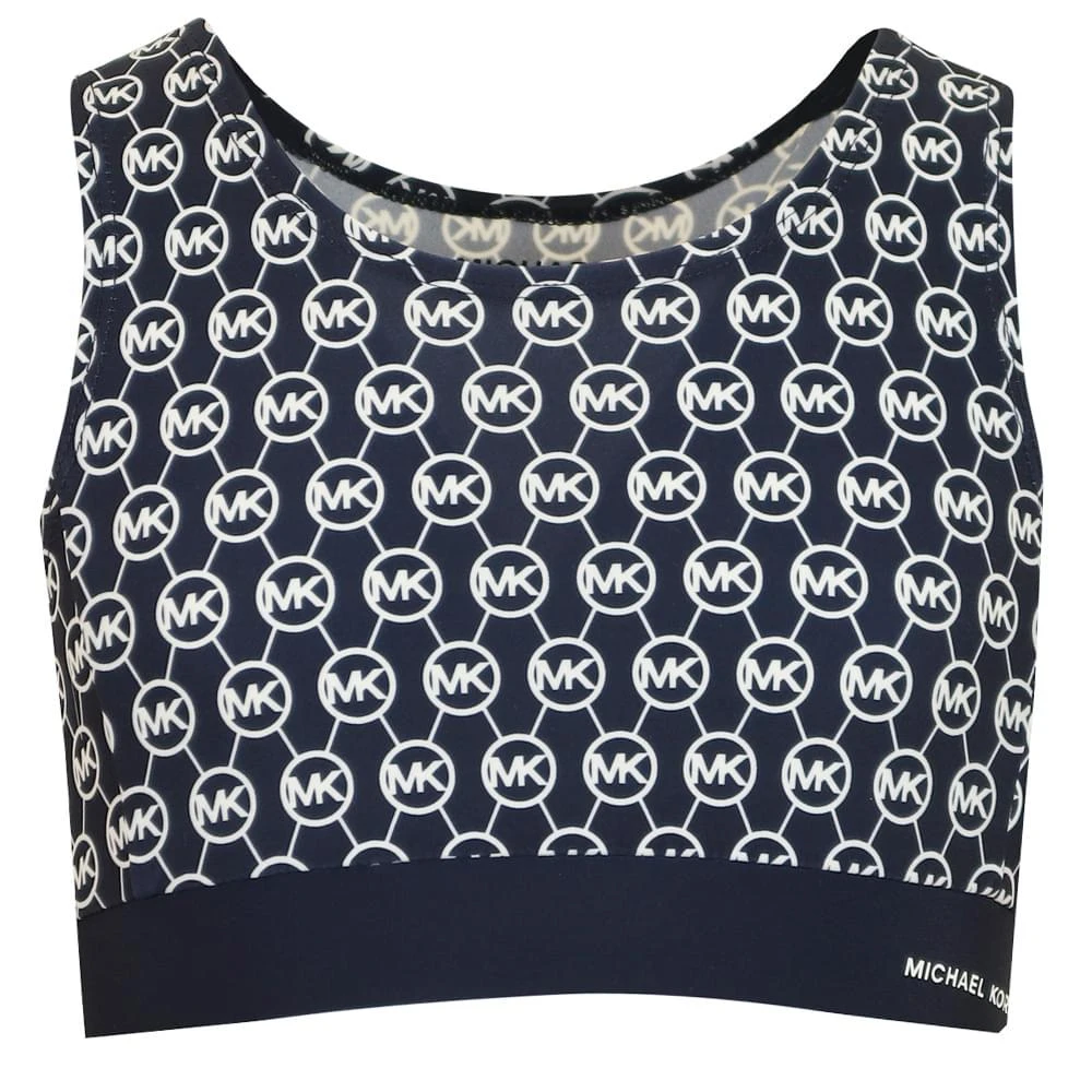 商品Michael Kors|Navy Logo Crop Top,价格¥116,第1张图片