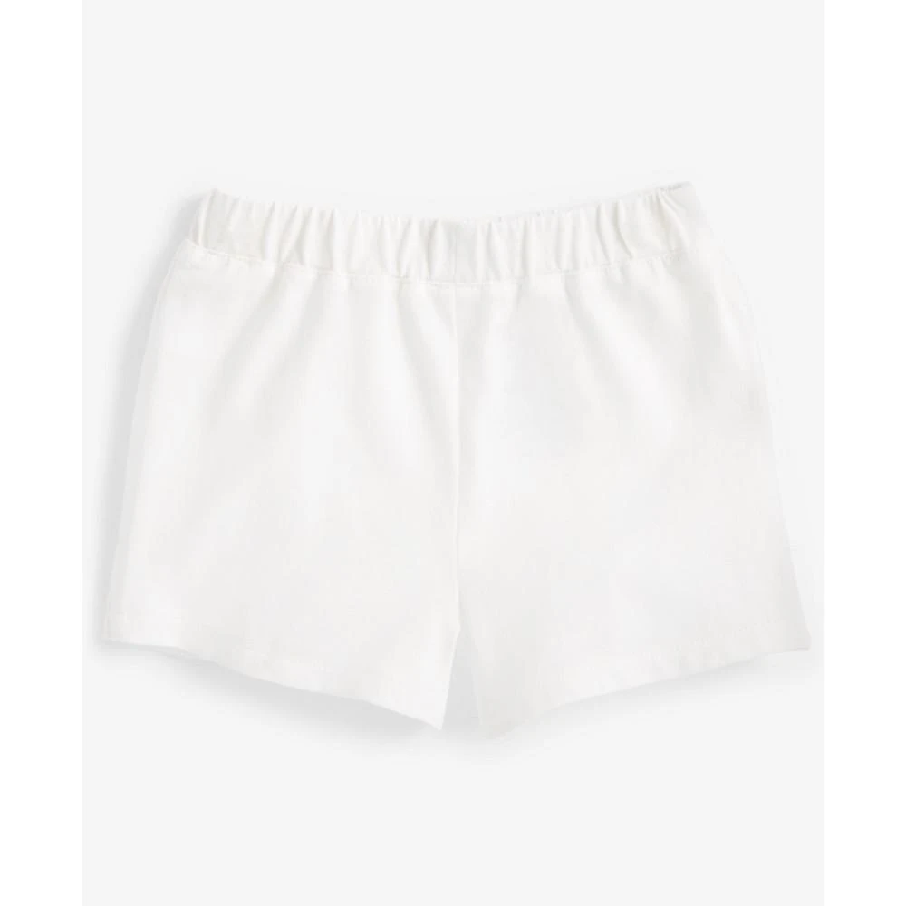 商品First Impressions|Baby Girls Eyelet Ruffle Cotton Shorts, Created for Macy's,价格¥74,第2张图片详细描述
