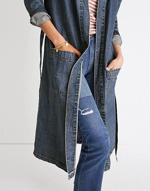 商品Madewell|Denim Duster Coat,价格¥1410,第4张图片详细描述