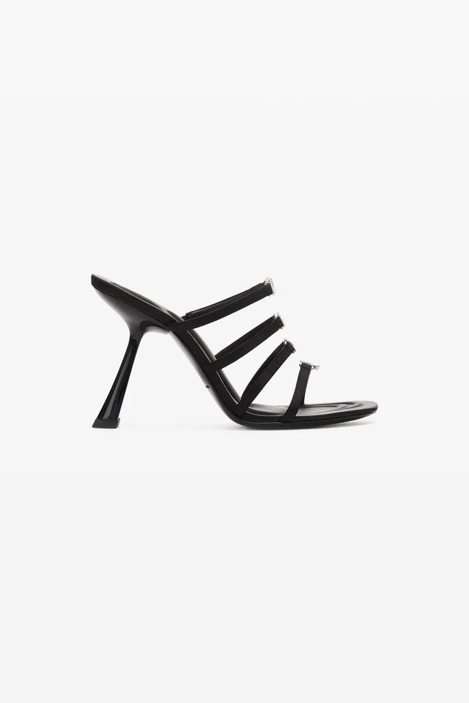 商品Alexander Wang|NALA 105 LOGO SANDAL IN SATIN,价格¥2841,第1张图片