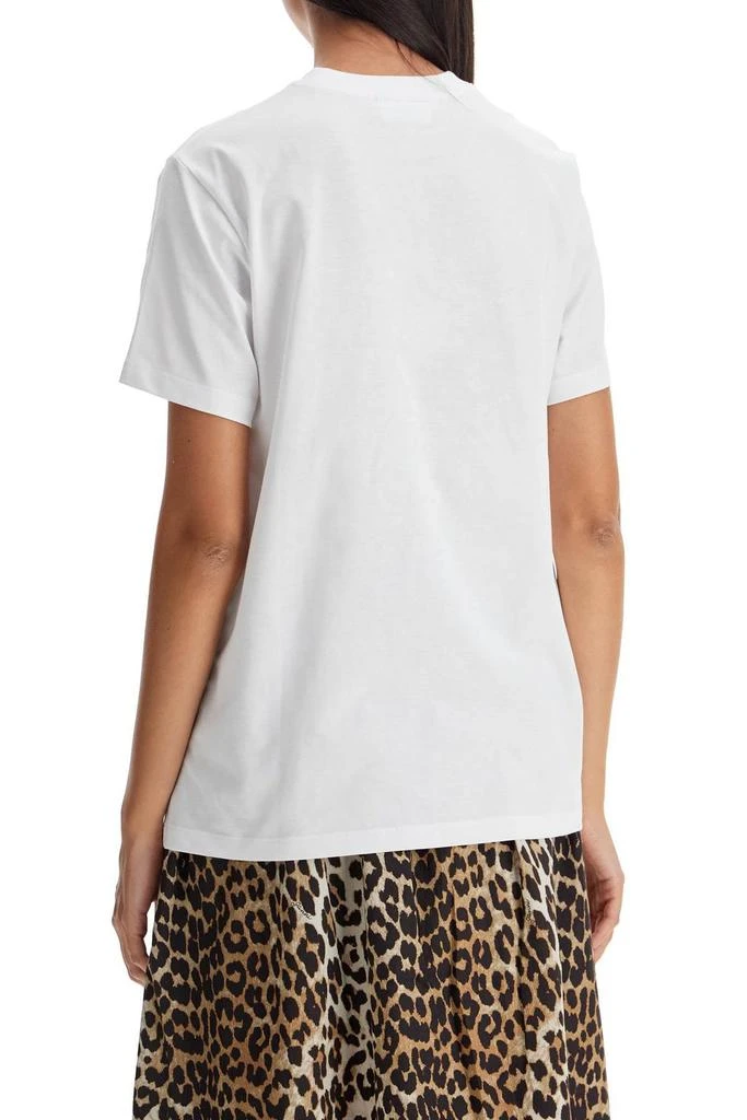 商品Ganni|Ganni Logo Printed Crewneck T-Shirt,价格¥783,第3张图片详细描述