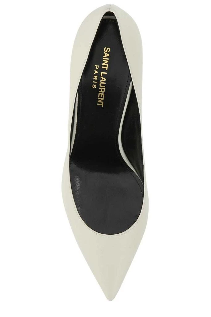 商品Yves Saint Laurent|Saint Laurent Pointed Toe High Heel Pumps,价格¥3186,第3张图片详细描述