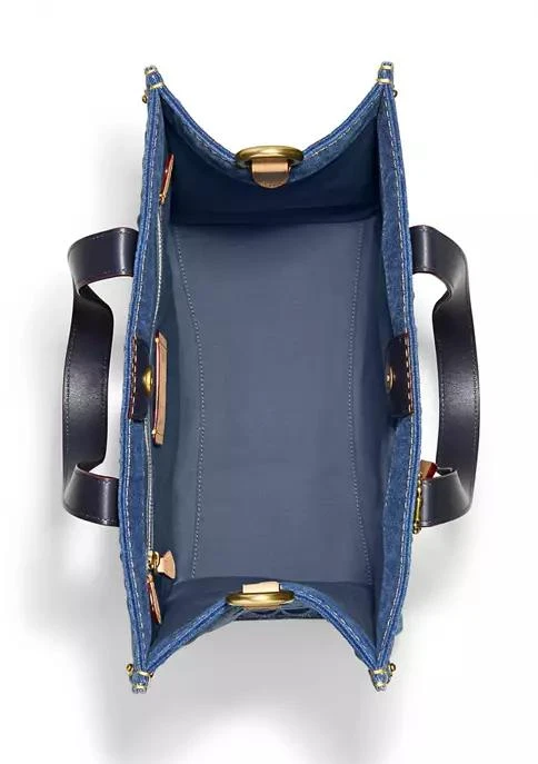 商品Coach|Field Tote In Signature Denim,价格¥3388,第2张图片详细描述