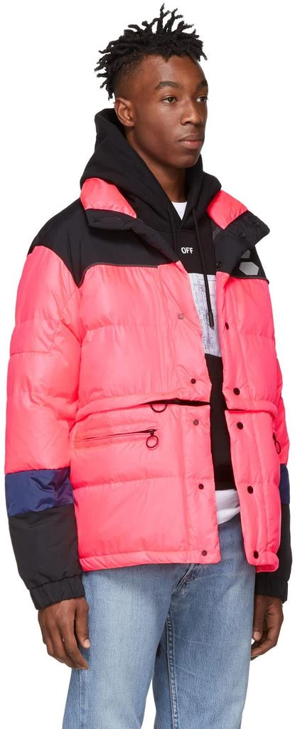 商品Off-White|Pink Down Puffer 夹克,价格¥4424,第2张图片详细描述