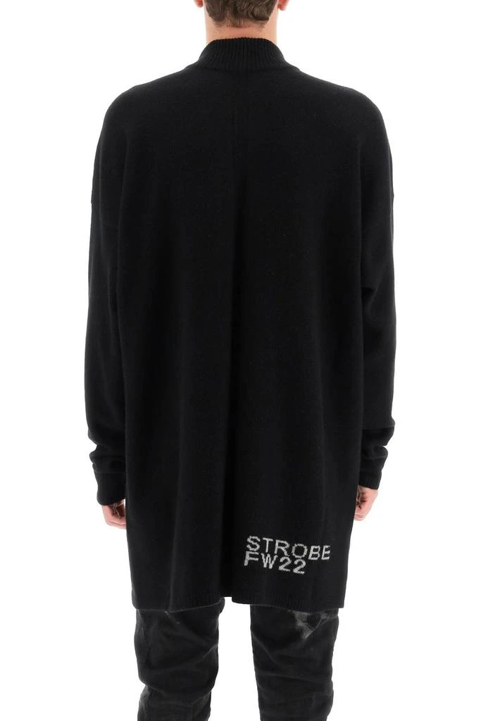 商品Rick Owens|Rick Owens Slogan-Embroidered Oversized Knit Sweater,价格¥3956,第3张图片详细描述