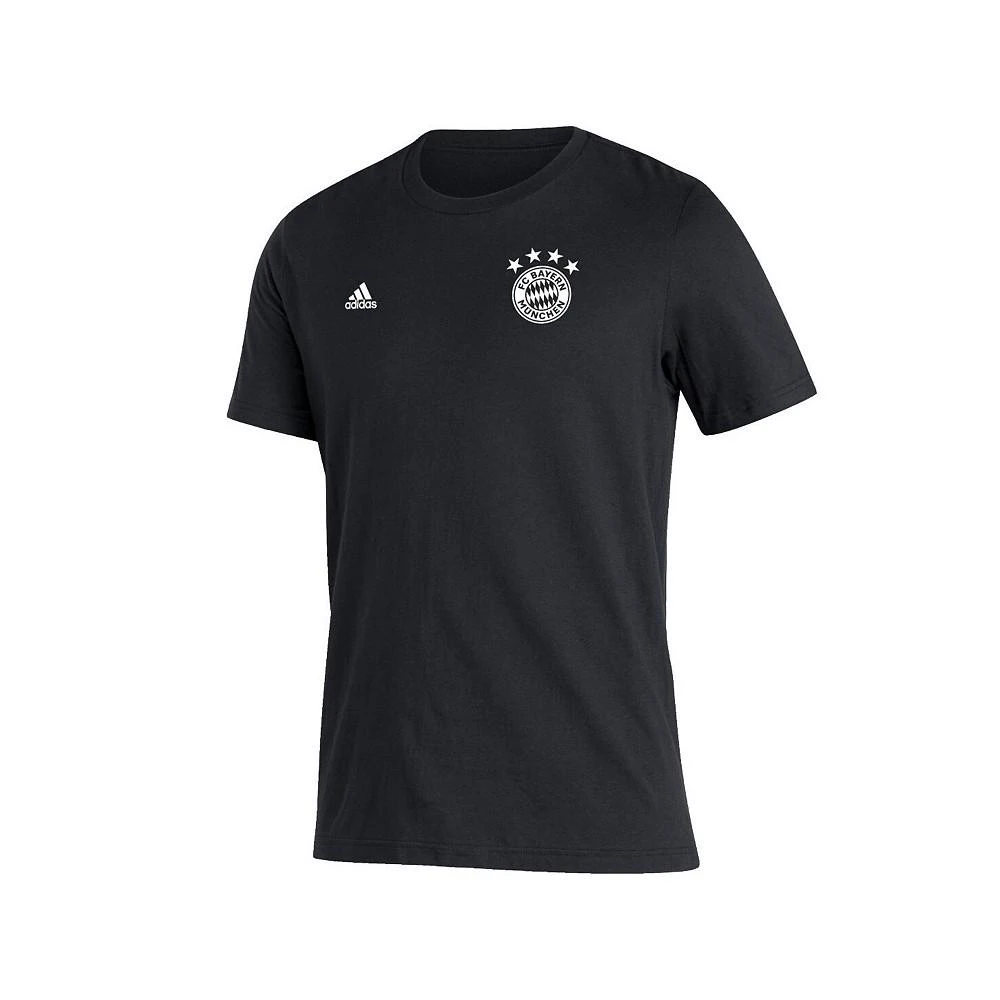 商品Adidas|Men's Robert Lewandowski Black Bayern Munich Amplifier Name Number T-shirt,价格¥301,第2张图片详细描述