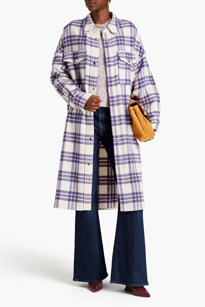 商品Isabel Marant Étoile|Fontizi checked wool-blend tweed coat,价格¥1818,第2张图片详细描述